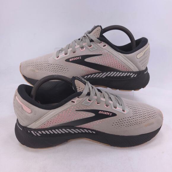 Brooks Adrenaline GTS 22 Athletic Running Shoe Womens Size 9.5 1203531B035 Gray - Picture 5 of 10